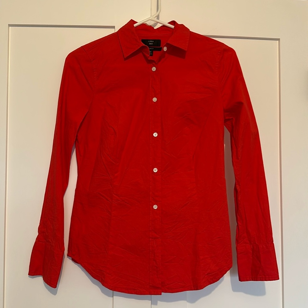 Jcrew button up. Size 00. Curvy.